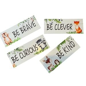 Woodland Baby Wall Art Set